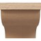 Ekena Millwork 6in. W x 6in. H x 32in. L Garner Woodgrain TimberThane Rafter Tail, Primed Tan RFTUR06X06X32GARRCPR - alternate 5